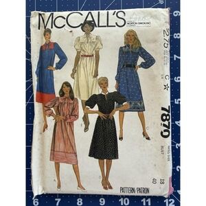 McCall's Pattern‎ 7870 Misses' Pullover Dress Size 18 Bust 40 Uncut FF